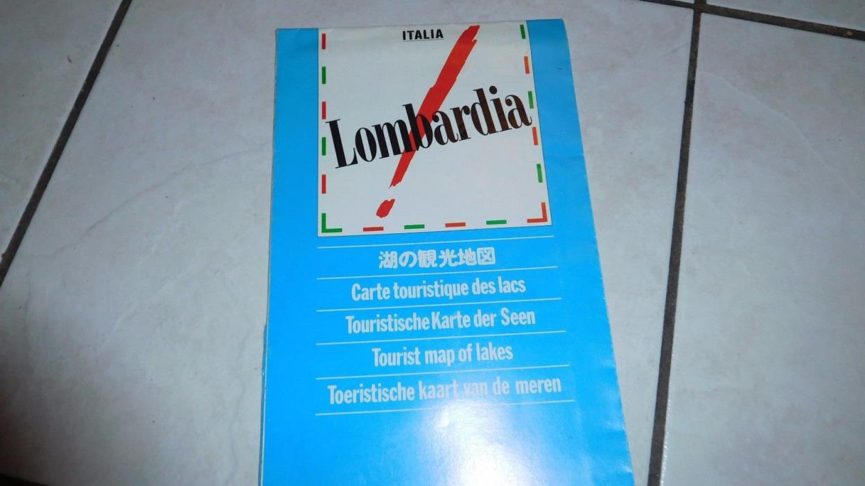 LAGO DI GARDA,VENICE,VENEZIA,LOMBARDIA,VERONA,MILAN,CAPRI-90'S CITY MAPS,BOOKS!!