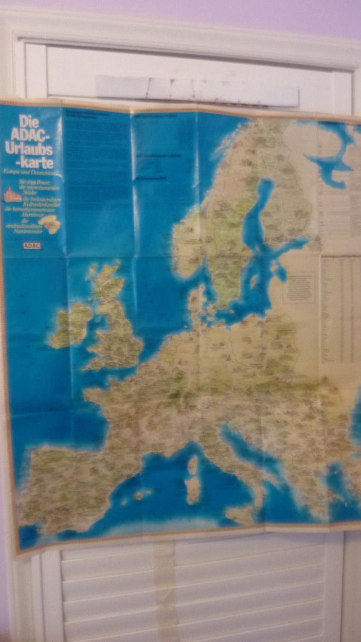 vacation map of European castles