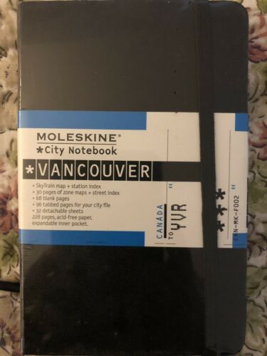 MOLESKINE CITY NOTEBOOK - VANCOUVER - MAPS + JOURNAL