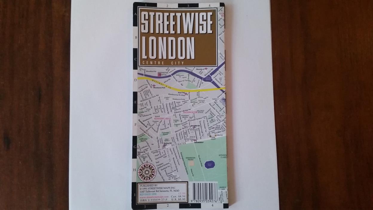 Streetwise London- Laminated map