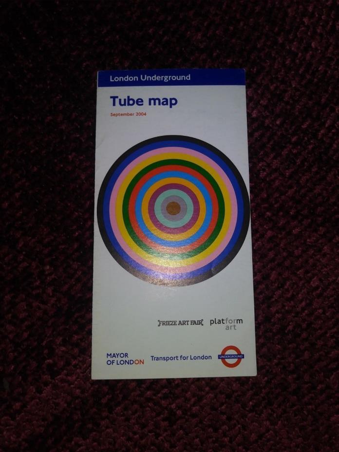 London Underground pocket map (2004)