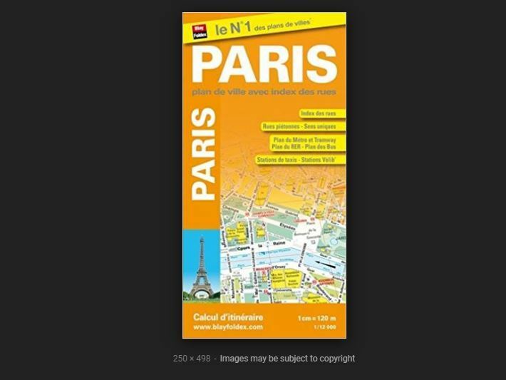 BLAY FOLDEX:  PARIS  (1:12,000)