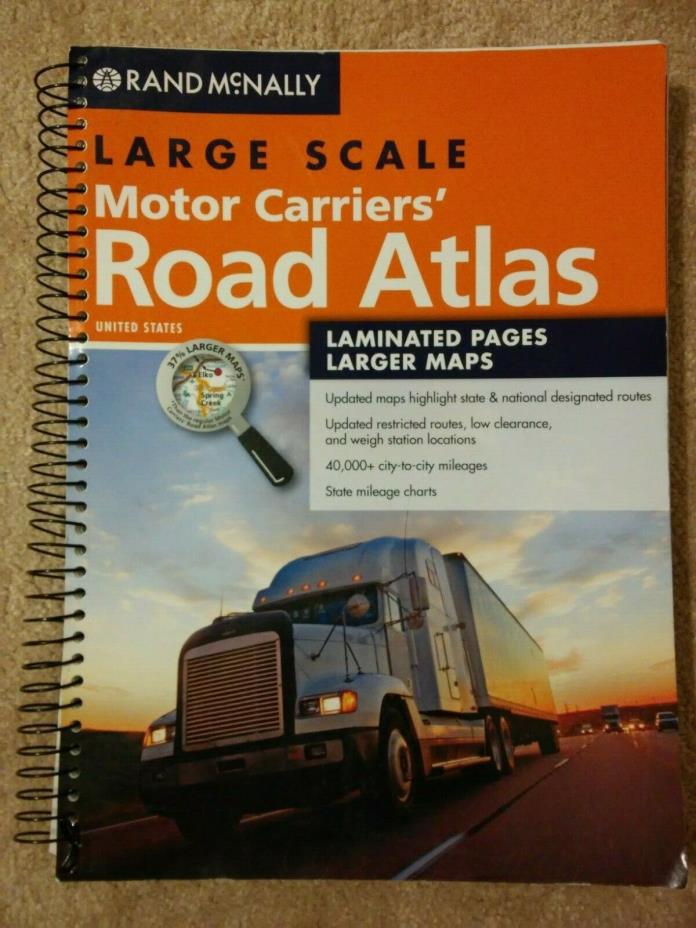 Rand McNally Large Scale Motor Carriers' Road Atlas