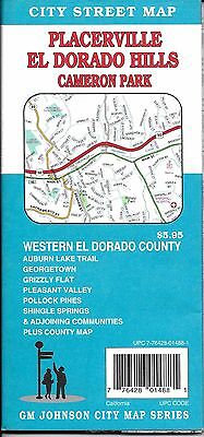 City Street Map of Placerville & El Dorado Hills, California, by GMJ Maps