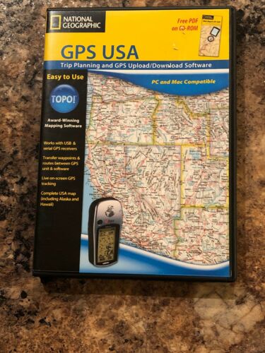 National Geographic.GPS USA. Topo version 4.2.3.