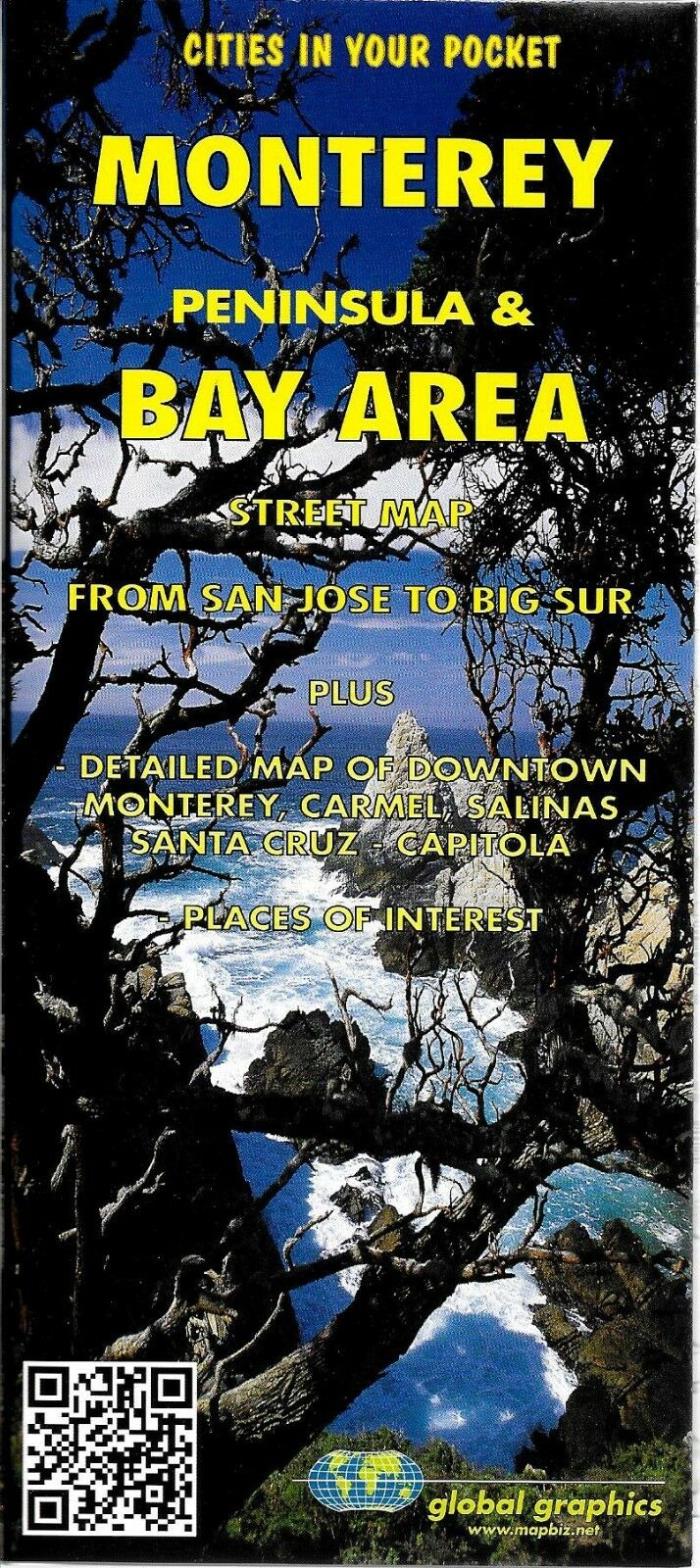 Detailed Street Map of Monterey, California, (San Jose to Big Sur) by Global