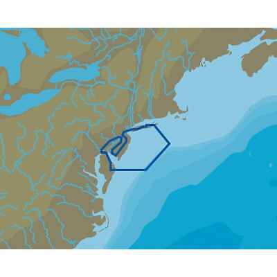 C-Map Nt+ Na-C334 Fp Format Shinnecock Bay To Delaware - NA-C334FPCARD