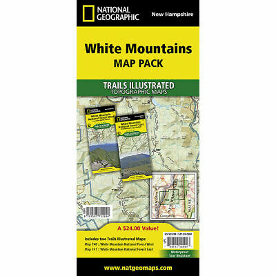 National Geographic White Mountains Map Bundle One Color NO SIZE