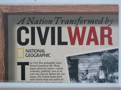 National Geographic Map 2005 February:  A Nation Transformed by Civil War (USA)