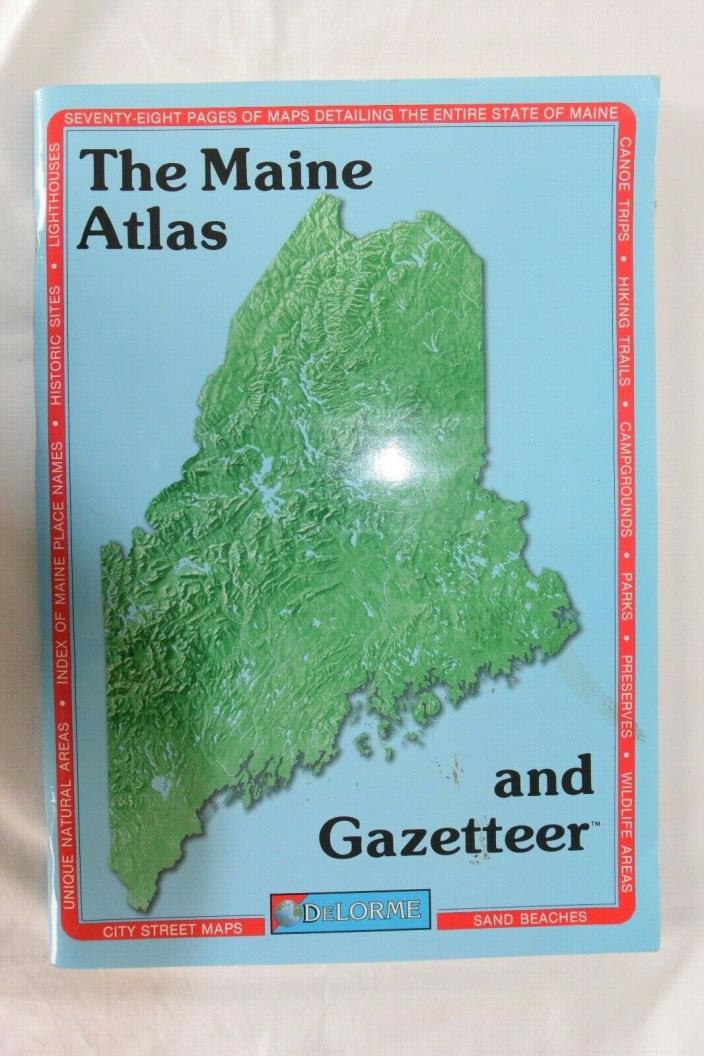 DELORME MAINE ATLAS & GAZETTEER, MAINE, 2003