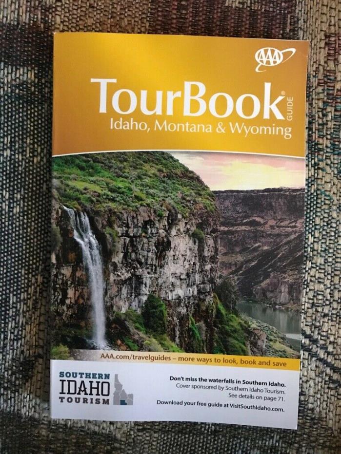 Idaho Montana Wyoming Tour Book Guide AAA Atlas Maps Events Calendar 2018 Ed