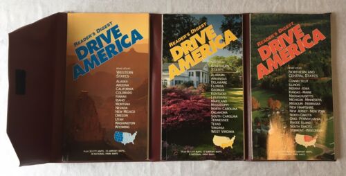 Reader’s Digest DRIVE AMERICA Road Atlas 50 States, 3 Book Set