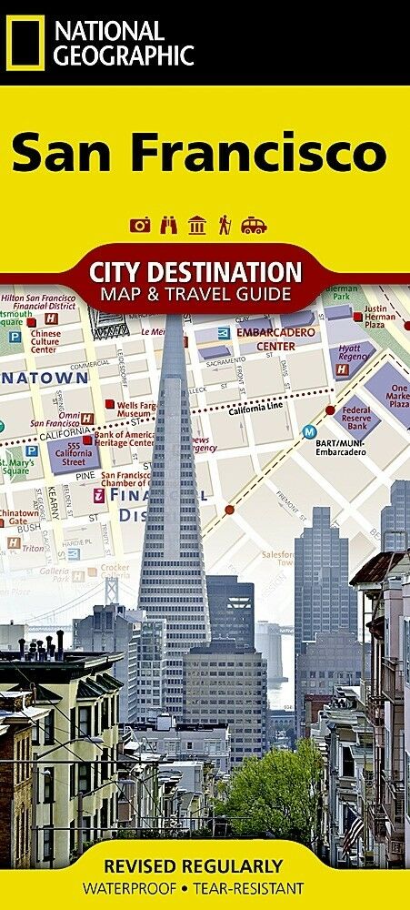 National Geographic San Francisco, CA City Map & Travel Guide - 2018