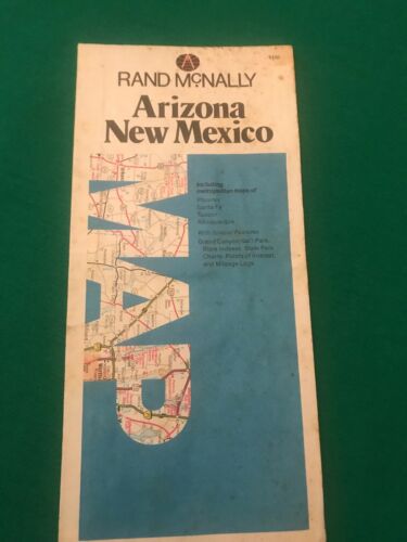 Arizona/ New Mexico Road Map, 1980, Rand McNally