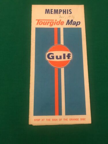 Memphis Tourguide Map 1974 Gulf