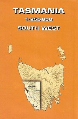 TasmaniaSouthwest 1:250,000 Topographic Map