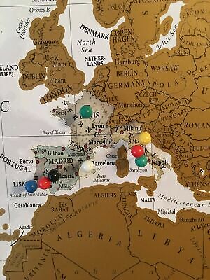 Maps International Scratch the World Travel Map – Scratch Off World... BRAND NEW