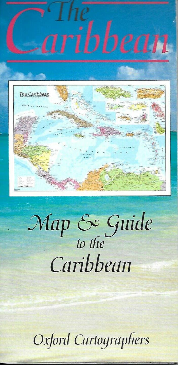 The Caribbean Map & Guide, by Oxford Cartographers