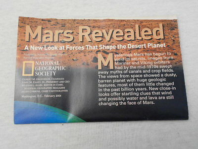 2001  MAP MARS REVEALED  NATIONAL GEOGRAPHIC (32)