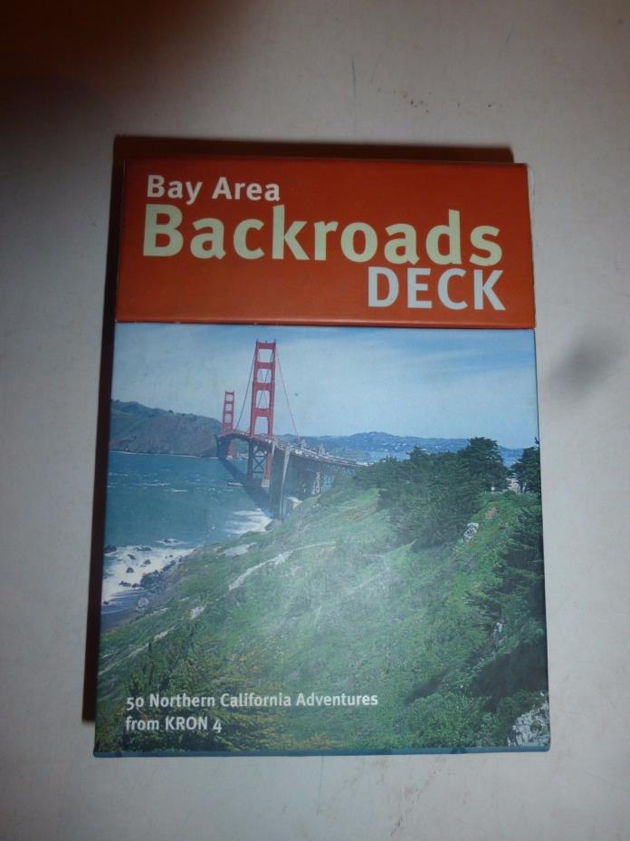 Bay Area Backroads Deck Card Set San Francisco NorCal 2002  B263