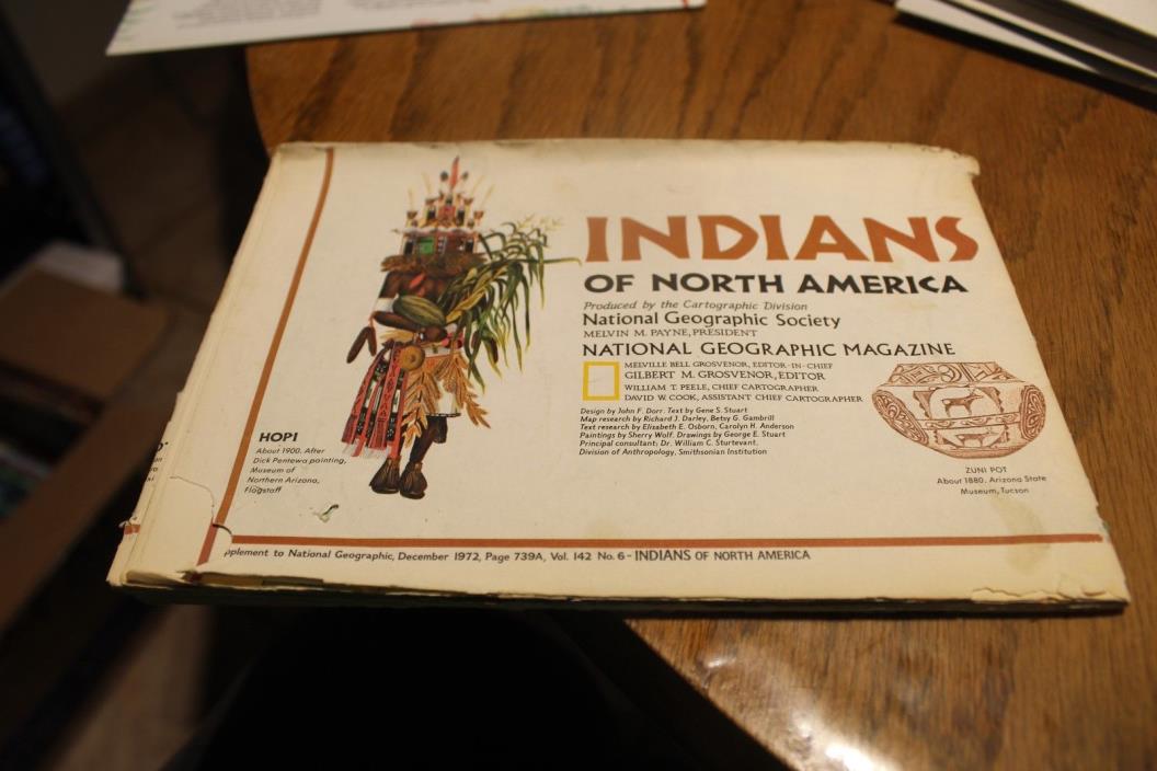 MAP: Indians of North America  1972