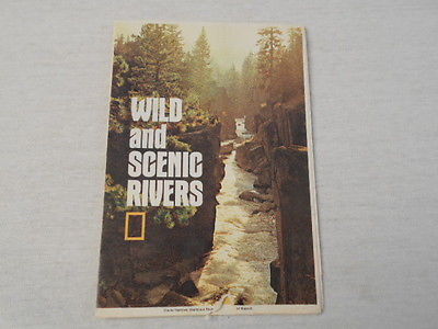 1977  MAP OF WILD AND SCENIC RIVERS NATIONAL GEOGRAPHIC (72)