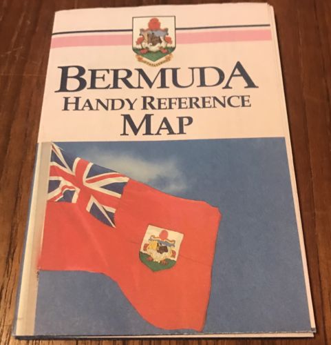 Bermuda Handy Reference Guide map Pocket Size Vintage 3