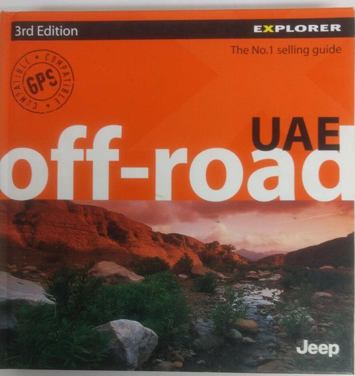 Two(2)UAE Emirates Off-Road Driving Guides with 7 Large Maps by Explorer Publ