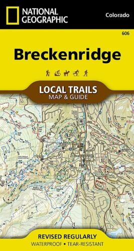 National Geographic Trails Illustrated Breckenridge CO Local Trails Map & Guide