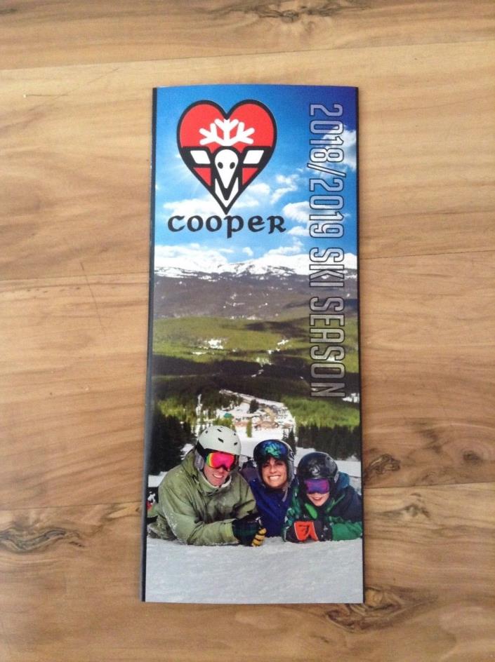 Ski Cooper Resort Trail Map Leadville, CO NEW Snowboard Vail Aspen  lift ticket