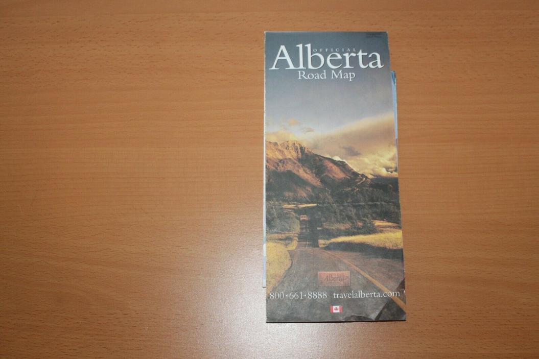Vintage Road Map -- Alberta 2002