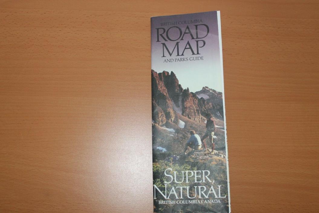 Vintage Road Map -- Super, Natural British Columbia 1988-89