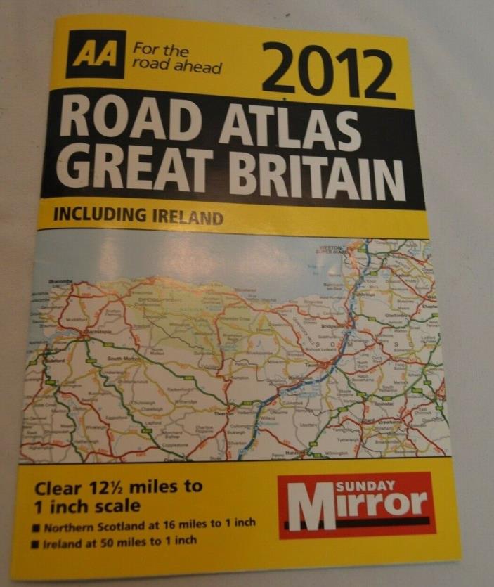 AA 2012 Road Atlas Great Britain Including Ireland