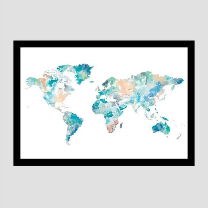 waypoint wanders silver dreamer scratch off world map poster
