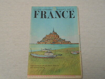 1971  MAP OF FRANCE NATIONAL GEOGRAPHIC (61)
