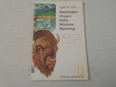 1973  MAP OF WASHINGTON OREGON IDAHO MONTANA WYOMING NATIONAL GEOGRAPHIC (69)