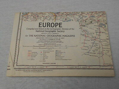 1969  MAP OF EUROPE NATIONAL GEOGRAPHIC (35)