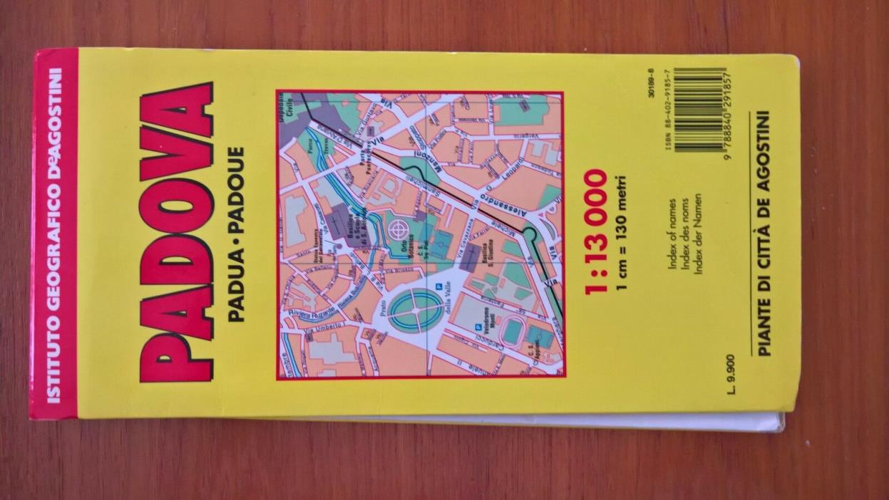 Padova City Map (Italian Edition)