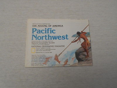 1986  MAP OF PACIFIC NORTHWEST NATIONAL GEOGRAPHIC (51)