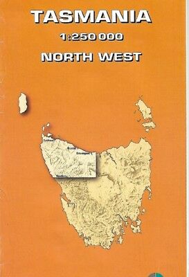 Tasmania NorthWest 1:250,000 Topographic Map