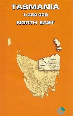 Tasmania NorthEast 1:250,000 Topographic Map