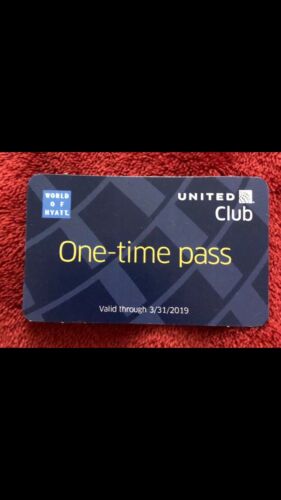 2 United Club Passes (Not Chase) Expire March 31, 2019