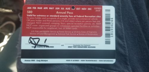 National Parks Annual Pass Expires September 2019! America the beautiful