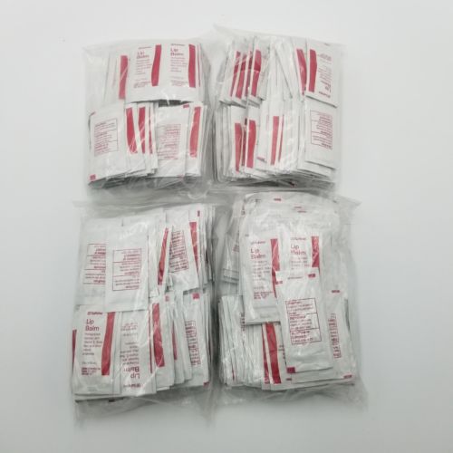Huge LOT Safetec Travel Size Pomegranate Lip Balm 1/32g First Aid Kit Chap Stick