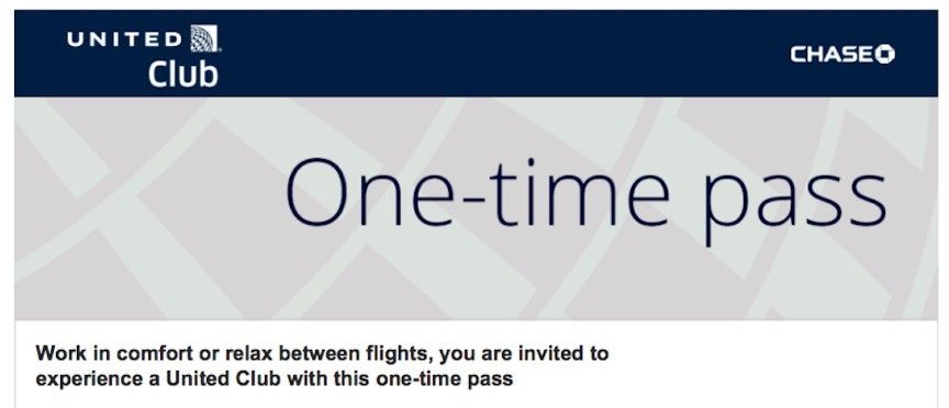 Lots of 2,United Club One Time Electronic Pass EXP Nov 17, 2018 E-Delivery