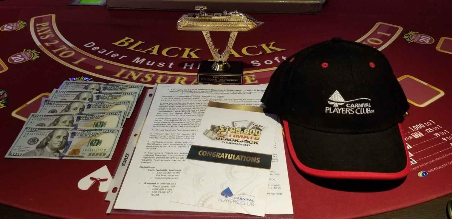 Carnival 2019 $100,000 Ultimate Blackjack Tournament Entry