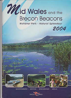 Mid Wales & Brecon Beacons Travel Guide Book 2004 Free S&H