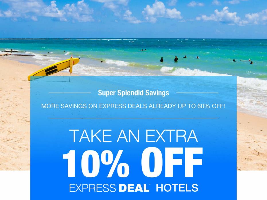 Priceline.com 10% off Hotel Express Deals Promo!