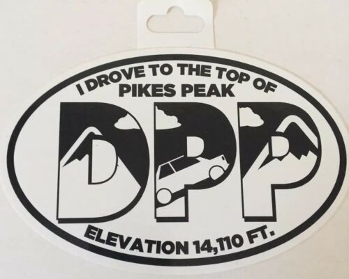 Pikes Peak Sticker Decal I Drove To The Top Of Pikes Peak Colorado