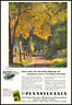 1941 vintage ad for Pennsylvania